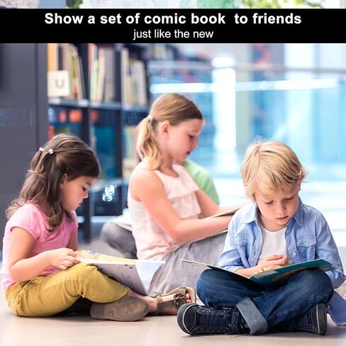Comic Boards Pack of 200, Comic Book Backing Boards, Acid Free Clear Morden Comic Boards White in Saudi Arabia