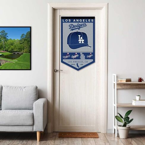 Los Angeles Dodgers Heritage History Banner Pennant in Saudi Arabia
