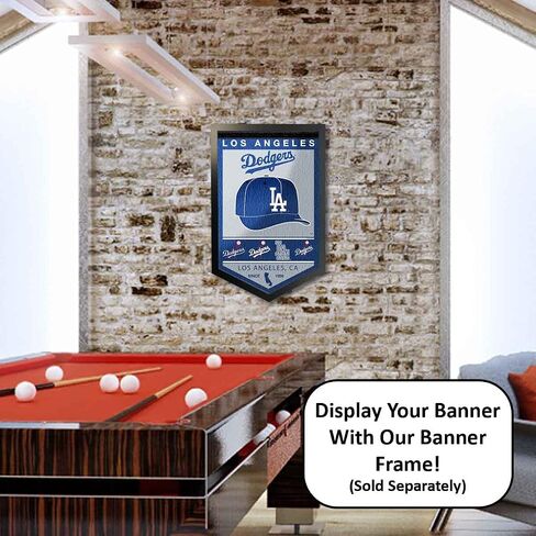 Los Angeles Dodgers Heritage History Banner Pennant in Saudi Arabia