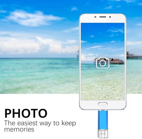 محرك أقراص فلاش من النوع C بسعة 32 جيجابايت، 5 عبوات، KOOTION 2 في 1 USB C محرك أقراص فلاش USB-A وUSB-C 3.0 محرك مزدوج OTG، عصا ذاكرة محرك الإبهام للهواتف الذكية/الكمبيوتر اللوحي/الكمبيوتر الشخصي التي تعمل بنظام Android in Saudi Arabia