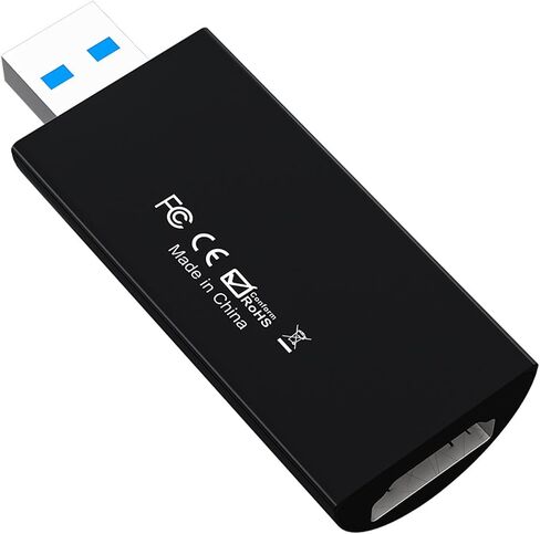 بطاقة التقاط فيديو 4K HDMI USB 3.0 1080P30hz 60FPS Cam Link Card Game Capture Card Screen Video Record Game Capture Card للبث، تستخدم لـ OBS/VLC/Amcap/الكاميرا/الكمبيوتر/التبديل/Xbox in Saudi Arabia