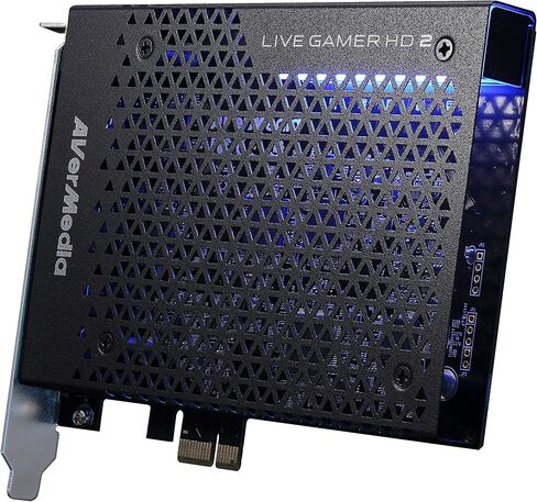 AVerMedia Live Gamer HD 2 - بطاقة التقاط الألعاب الداخلية PCIe، HDMI و3.5 مم، مرور، زمن وصول منخفض للغاية، تقنية البث غير المضغوطة 1080p60 لأجهزة PS4 وXbox وSwitch Live Gamer - (GC570) in Saudi Arabia