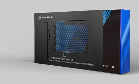 AVerMedia Live Gamer HD 2 - بطاقة التقاط الألعاب الداخلية PCIe، HDMI و3.5 مم، مرور، زمن وصول منخفض للغاية، تقنية البث غير المضغوطة 1080p60 لأجهزة PS4 وXbox وSwitch Live Gamer - (GC570) in Saudi Arabia