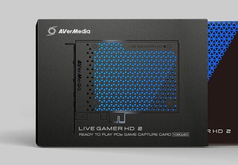AVerMedia Live Gamer HD 2 - بطاقة التقاط الألعاب الداخلية PCIe، HDMI و3.5 مم، مرور، زمن وصول منخفض للغاية، تقنية البث غير المضغوطة 1080p60 لأجهزة PS4 وXbox وSwitch Live Gamer - (GC570) in Saudi Arabia