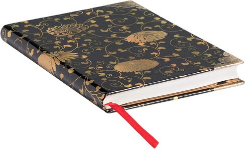 Paperblanks | Karakusa | Japanese Lacquer Boxes | Hardcover | Midi | Lined | Elastic Band Closure | 144 Pg | 120 GSM in Saudi Arabia