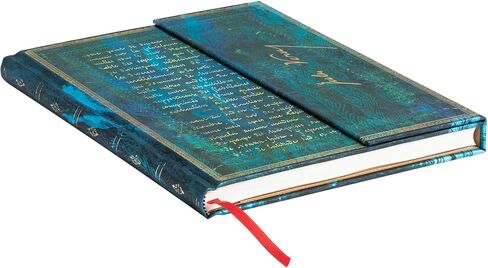 Paperblanks | Verne, Twenty Thousand Leagues | Embellished Manuscripts Collection | Hardcover | Ultra | Lined | Wrap Closure | 144 Pg | 120 GSM in Saudi Arabia