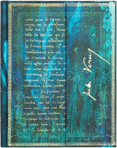 Paperblanks | Verne, Twenty Thousand Leagues | Embellished Manuscripts Collection | Hardcover | Ultra | Lined | Wrap Closure | 144 Pg | 120 GSM in Saudi Arabia