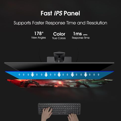 شاشة ألعاب G-sync مقاس 27 بوصة IPS 1440P HDR10 زاوية ميل/ارتفاع/دوران شاشة كمبيوتر عمودية قابلة للتعديل معدل تحديث عالٍ 165 هرتز/144 هرتز مع Crosshair 135% SRGB شاشة كمبيوتر HDMI/DP/USB2.0 in Saudi Arabia