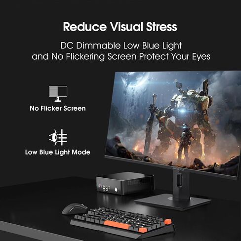 شاشة ألعاب G-sync مقاس 27 بوصة IPS 1440P HDR10 زاوية ميل/ارتفاع/دوران شاشة كمبيوتر عمودية قابلة للتعديل معدل تحديث عالٍ 165 هرتز/144 هرتز مع Crosshair 135% SRGB شاشة كمبيوتر HDMI/DP/USB2.0 in Saudi Arabia