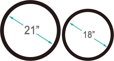 MX Bike Rim Tape P02 ملصقات لاصقة واقية 21 18 بوصة متوافقة مع CRF250F CRF250L CRF 250 RX CRF 250X 14 15 16 17 18 19 20 21 22 23 (أحمر) in Kuwait