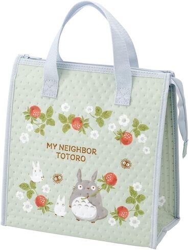 Skater My Neighbor Totoro Thermal Insulated Lunch Bag with Zip Closure - Rasberry in Saudi Arabia