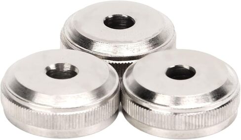 Trumpet Bottom Valve Caps,3Pcs Trumpet Valve Cap Metal Silver Screw Piston for Trumpet Replacement Musical Instrument Accessories(#2) in Saudi Arabia