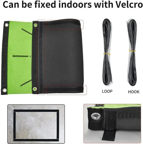 بساط ضرب الجولف، بساط تدريب الجولف، ضرب كشف التأرجح، تحليل وتصحيح مسار التأرجح، بساط جولف العشب مع قاعدة ناعمة مطاطية ماصة للصدمات مع 3 قطع من كرات تدريب الجولف في الداخل/الخارج in Kuwait