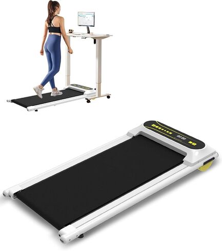 Under Desk Treadmill, Walking Pad Treadmill Under Desk 2.25HP, Portable Electric Small Treadmills for Home/Office, Compact Mini Running Walking Machine with Remote Control in Saudi Arabia