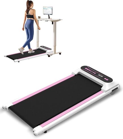Under Desk Treadmill, Walking Pad Treadmill Under Desk 2.25HP, Portable Electric Small Treadmills for Home/Office, Compact Mini Running Walking Machine with Remote Control in Saudi Arabia