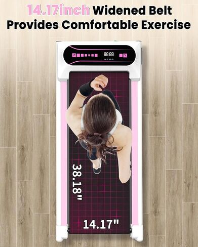 Under Desk Treadmill, Walking Pad Treadmill Under Desk 2.25HP, Portable Electric Small Treadmills for Home/Office, Compact Mini Running Walking Machine with Remote Control in Saudi Arabia