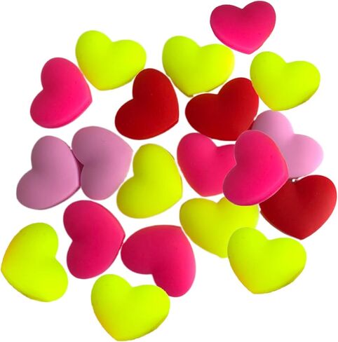 12 قطعة من مواد ترطيب مضرب التنس، مضرب تنس من السيليكون، ممتص اهتزازات مضرب التنس على شكل قلب، ممتص للصدمات (4 ألوان) in Kuwait