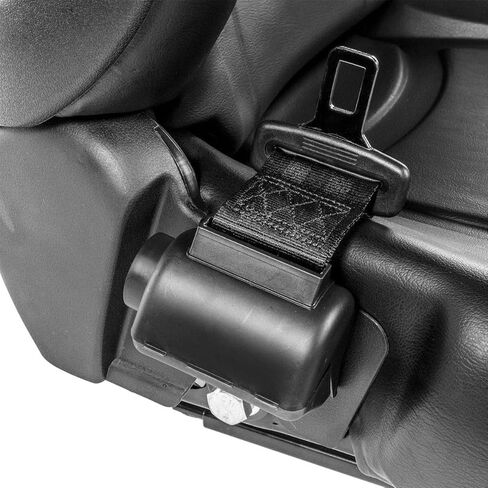 Stark Universal Replacement Forklift Seat w/Retractable Seat Belt Switch for Cat, Clark, Komatsu, Nissan, Yale, Toyota, Hyster w/Curved Back in Saudi Arabia