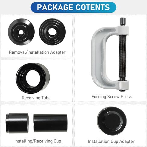 ATPEAM Ball Joint Service Tool | Heavy Duty Ball Joint Press & U Joint Removal Tool Kit with 4wd Adapters, for Most 2WD and 4WD Cars and Light Trucks in Kuwait