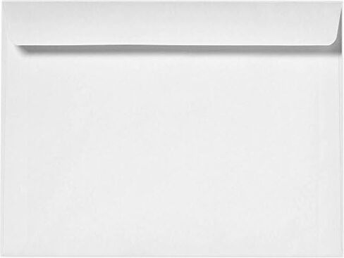 LUXPaper 9 x 12 Booklet Envelopes | Bright White | 28lb. Text | 250 Qty in Saudi Arabia
