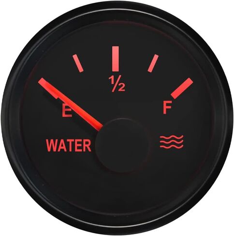 ELING Auto Boat Water Level Tank Gauge Meter 240-33 ohm Signal 2"(52mm) with Backlight in Saudi Arabia