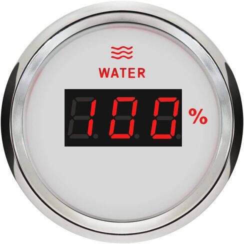 ELING Auto Boat Water Level Tank Gauge Meter 240-33 ohm Signal 2"(52mm) with Backlight in Saudi Arabia