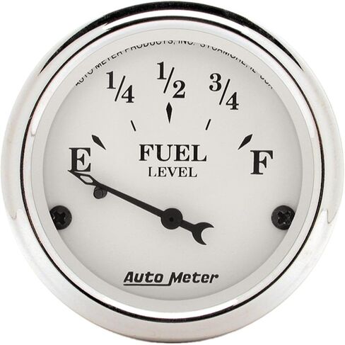 Auto Meter 1605 Old TYME White Fuel Level Gauge in Saudi Arabia