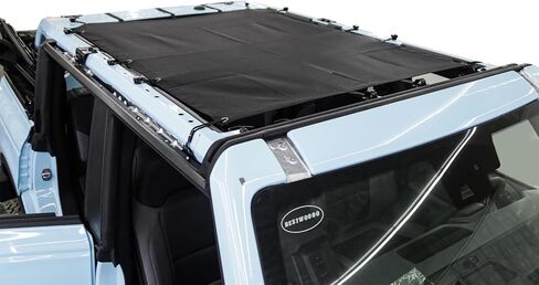 Bronco Top Sunshade Cover Mesh Sun Shade Top Cover for Bronco Accessories 4-Door Version Ford Bronco 2021-2023 in Saudi Arabia