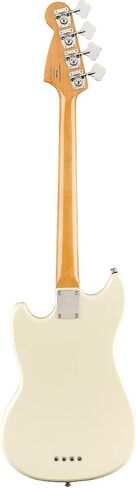Squier Classic Vibe 60s موستانج باس، أبيض أولمبي، لوحة أصابع لوريل in Saudi Arabia