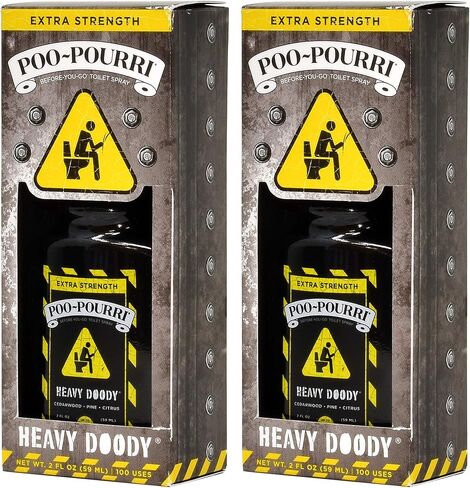 Poo-Pourri Before You Go Toilet Spray Heavy Doody 2 Ounce, 2 Pack4 in Saudi Arabia