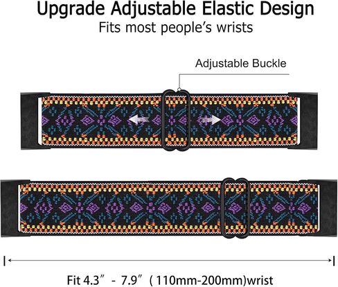 [3 عبوات] أربطة مرنة قابلة للتعديل متوافقة مع Fitbit Charge 4 / Charge 3 / Charge 4 SE سوار معصم قابل للتمدد ناعم للنساء والرجال in Saudi Arabia