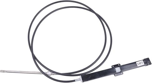 كابل التوجيه الميكانيكي لرف القدم وترس 14 البحرية SSC13414 متوافق مع خوذات SeaStar Teleflex SH5210P SH5230P SH91610P SH91630P in Kuwait