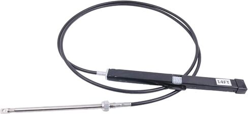 كابل التوجيه الميكانيكي لرف القدم وترس 14 البحرية SSC13414 متوافق مع خوذات SeaStar Teleflex SH5210P SH5230P SH91610P SH91630P in Kuwait