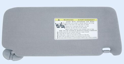 واقي الشمس من الجانب الأيسر للسائق متوافق مع 2007 2008 2009 2010 2011 Toyo-ta Camry وCamry Hybrid بدون فتحة سقف يحل محل الطراز 74320-06780-B0 (رمادي) in Kuwait