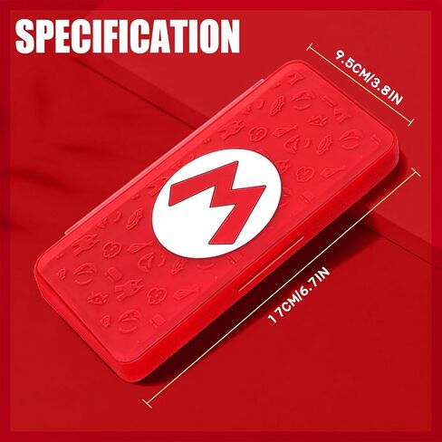 حافظة بطاقات الألعاب لجهاز نينتندو سويتش، حامل بطاقات ألعاب ريليف سويتش، صندوق تخزين بطاقات ألعاب سويتش، منظم بطاقات ألعاب سويتش ذو سعة كبيرة، 24 فتحة (C-2) in Kuwait