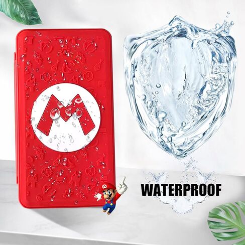 حافظة بطاقات الألعاب لجهاز نينتندو سويتش، حامل بطاقات ألعاب ريليف سويتش، صندوق تخزين بطاقات ألعاب سويتش، منظم بطاقات ألعاب سويتش ذو سعة كبيرة، 24 فتحة (C-2) in Kuwait