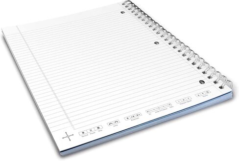 Livescribe 8.5 x 11 دفتر ملاحظات فردي رقم 1-4 (4 عبوات) وعبوات حبر Echo 2 Smartpen، نقطة متوسطة، 5 عبوات، أسود in Saudi Arabia