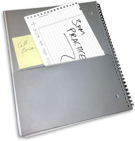 Livescribe 8.5 x 11 دفتر ملاحظات فردي رقم 1-4 (4 عبوات) وعبوات حبر Echo 2 Smartpen، نقطة متوسطة، 5 عبوات، أسود in Saudi Arabia