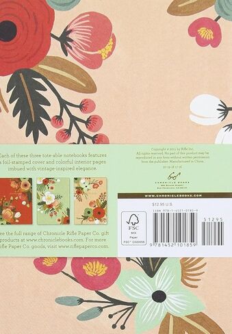 Botanicals Notebook Collection: (Floral Notebook Sets, Diary Notebooks, Paperback Notebooks) in Saudi Arabia
