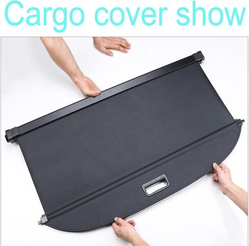 غطاء حقيبة شاحنة جديد لـ 2022 2023 Kia EV6 قابل للسحب أسود خلفي الجذع الظل غطاء أمان الأمتعة-غطاء الجذع القابل للسحب in Kuwait