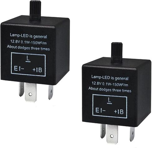 مرحل فلاش LED CF-14، 3 دبابيس مرحل إشارة الانعطاف قابل للتعديل CF14 - مرحل فلاش LED لأضواء LED، حل فلاش وميض فائق السرعة لمشكلة الفلاش السريع in Kuwait