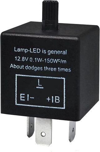 مرحل فلاش LED CF-14، 3 دبابيس مرحل إشارة الانعطاف قابل للتعديل CF14 - مرحل فلاش LED لأضواء LED، حل فلاش وميض فائق السرعة لمشكلة الفلاش السريع in Kuwait