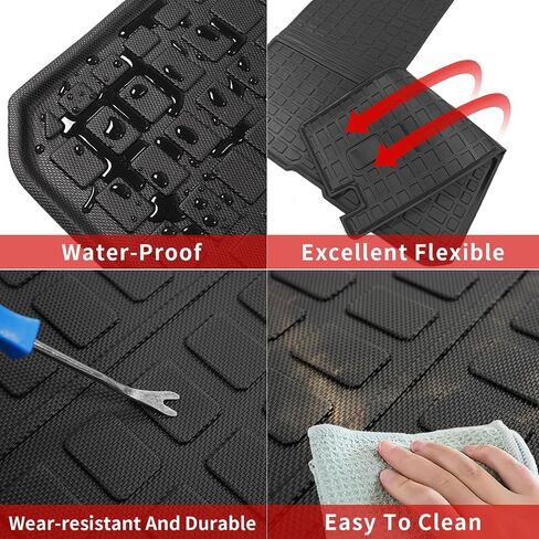Xipoo Cargo Liner Compatible with 2016-2022 Honda Pilot Rear Backrest Mat Back Seat Protector Replacement for 2016 2017 2018 2019 2020 2021 2022 Honda Pilot Accessories (2nd Backrest Mat) in Saudi Arabia