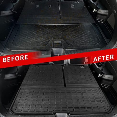 Xipoo Cargo Liner Compatible with 2016-2022 Honda Pilot Rear Backrest Mat Back Seat Protector Replacement for 2016 2017 2018 2019 2020 2021 2022 Honda Pilot Accessories (2nd Backrest Mat) in Saudi Arabia