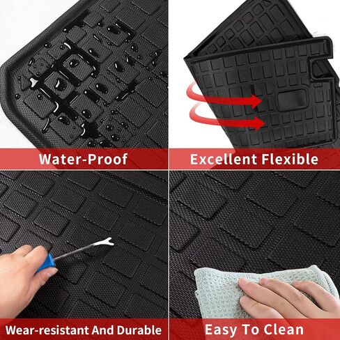 Xipoo Cargo Liner Compatible with 2016-2022 Honda Pilot Rear Backrest Mat Back Seat Protector Replacement for 2016 2017 2018 2019 2020 2021 2022 Honda Pilot Accessories (2nd Backrest Mat) in Saudi Arabia