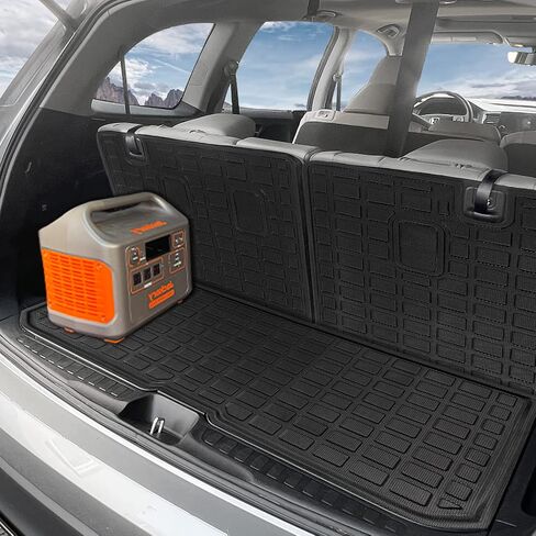 Xipoo Cargo Liner Compatible with 2016-2022 Honda Pilot Rear Backrest Mat Back Seat Protector Replacement for 2016 2017 2018 2019 2020 2021 2022 Honda Pilot Accessories (2nd Backrest Mat) in Saudi Arabia