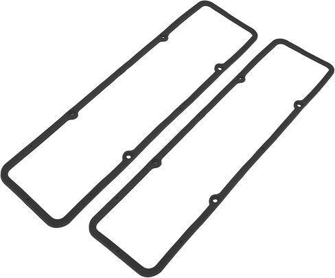 X AUTOHAUX 2pcs Black Valve Cover Rubber Steel Core Gasket for Chevy SBC 283 305 327 350 Engine Valve Cover Gasket Set in Saudi Arabia