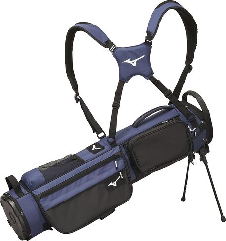 Mizuno BR-D2 Golf Carry Bag | 4 Way Top Cuff | 2 Full Length Dividers | Dual Shoulder Straps | Manual Open/Close Mini Stand Legs | Detachable Mod Pouch in Saudi Arabia