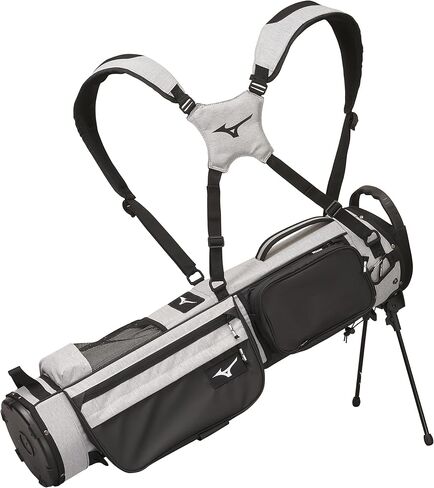 Mizuno BR-D2 Golf Carry Bag | 4 Way Top Cuff | 2 Full Length Dividers | Dual Shoulder Straps | Manual Open/Close Mini Stand Legs | Detachable Mod Pouch in Saudi Arabia