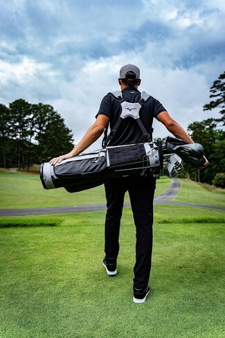 Mizuno BR-D2 Golf Carry Bag | 4 Way Top Cuff | 2 Full Length Dividers | Dual Shoulder Straps | Manual Open/Close Mini Stand Legs | Detachable Mod Pouch in Saudi Arabia